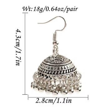 Retro Sufi Gold Jhumka