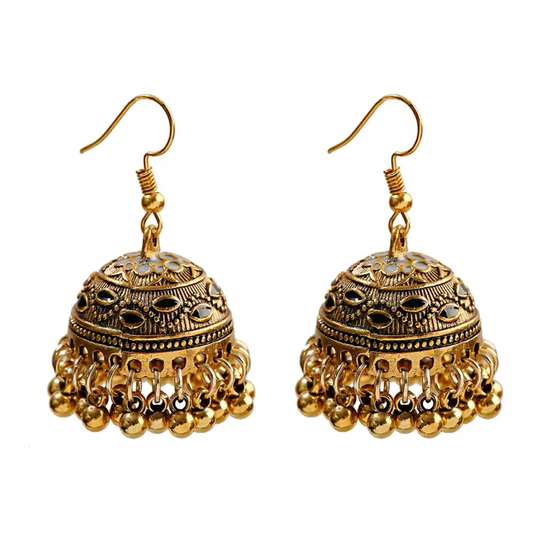 Retro Sufi Gold Jhumka